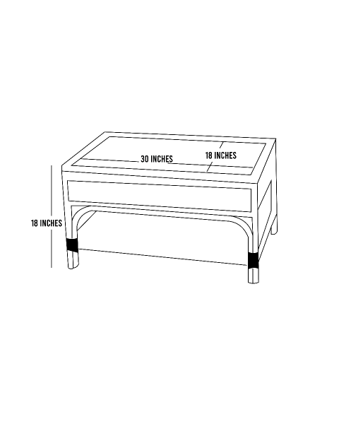 P-Type Sofa Set Table