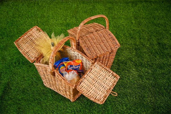 Picnic Willow Basket ( Large )