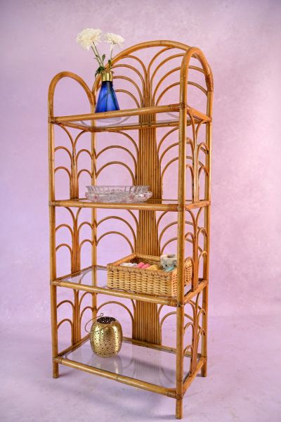 Cane Fan Rack (4 shelves)